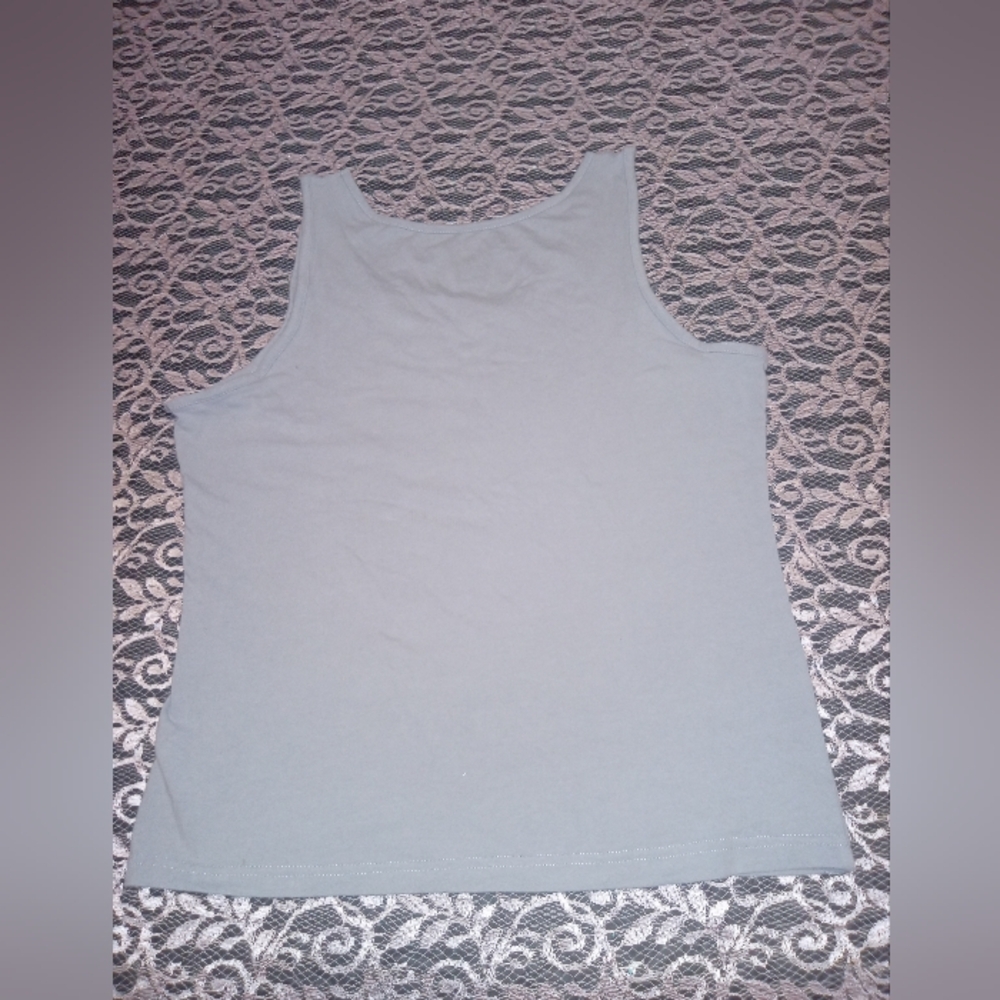 Jasmine Rose Light Gray Tank Top